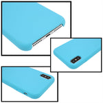 Custodia in silicone liquido per iPhone X e XS