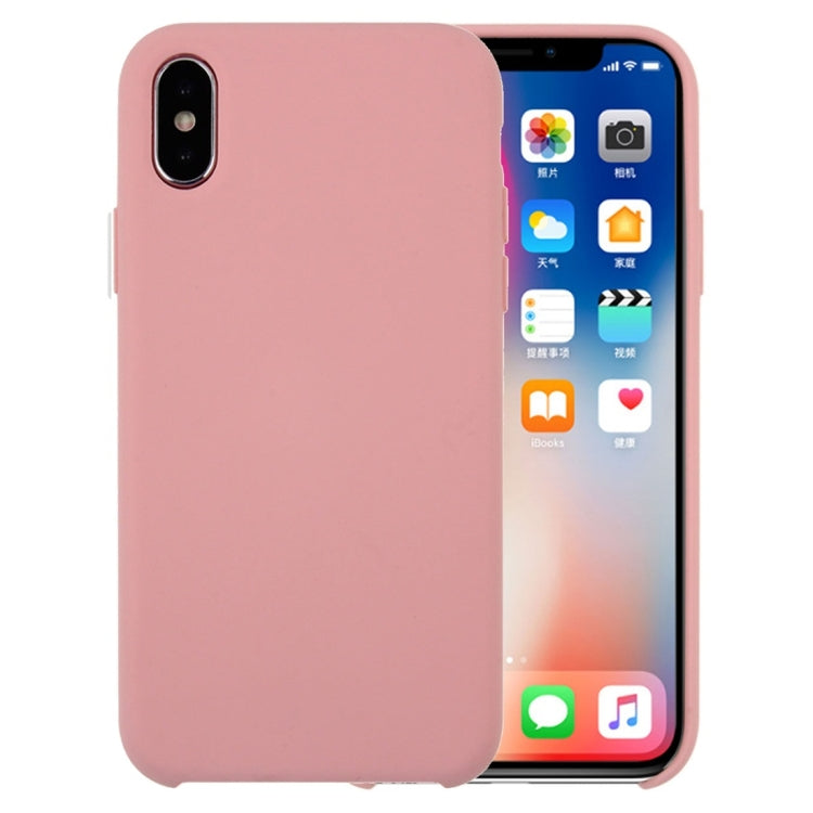 Custodia in silicone liquido per iPhone X e XS