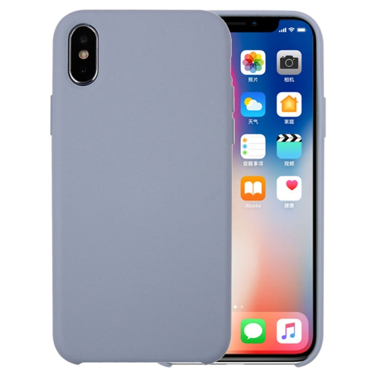Custodia in silicone liquido per iPhone X e XS