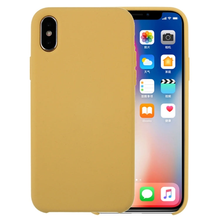 Custodia in silicone liquido per iPhone X e XS