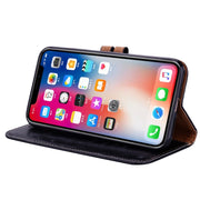 Custodia in pelle per iPhone X / XS con supporto