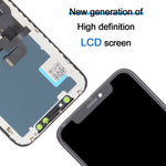 Gruppo digitalizzatore materiale TFT incell (LCD + cornice + touch pad) per iPhone X, For iPhone X (Incell)