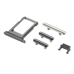 Vassoio scheda + Tasto controllo volume + Tasto accensione + Tasto vibrazione interruttore Mute per iPhone X, For iPhone X