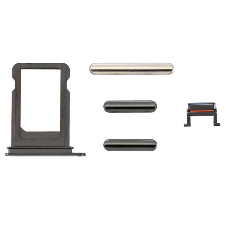 Vassoio scheda + Tasto controllo volume + Tasto accensione + Tasto vibrazione interruttore Mute per iPhone X, For iPhone X