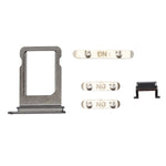 Vassoio scheda + Tasto controllo volume + Tasto accensione + Tasto vibrazione interruttore Mute per iPhone X, For iPhone X