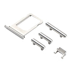 Vassoio scheda + Tasto controllo volume + Tasto accensione + Tasto vibrazione interruttore Mute per iPhone X, For iPhone X