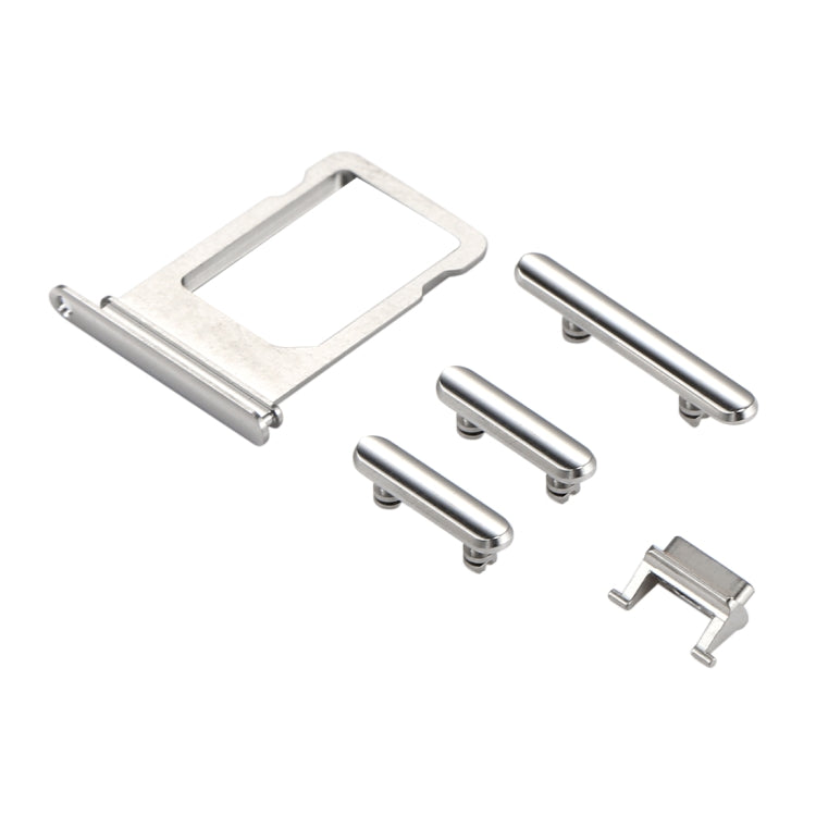 Vassoio scheda + Tasto controllo volume + Tasto accensione + Tasto vibrazione interruttore Mute per iPhone X, For iPhone X