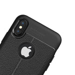 Custodia TPU per iPhone X e XS con Texture Litchi