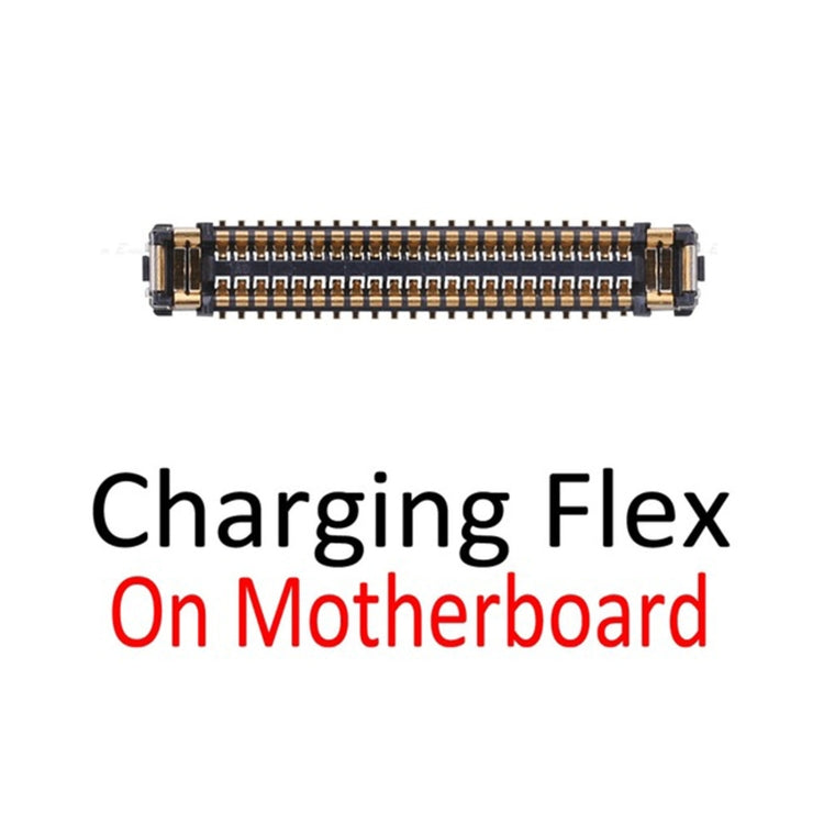 Charging FPC Connector on Motherboard for iPhone X, For iPhone X