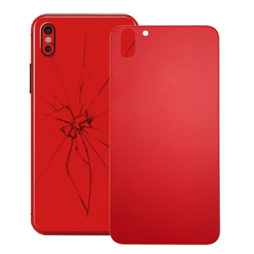 Glass Battery Back Cover for iPhone X, For iPhone X, Red