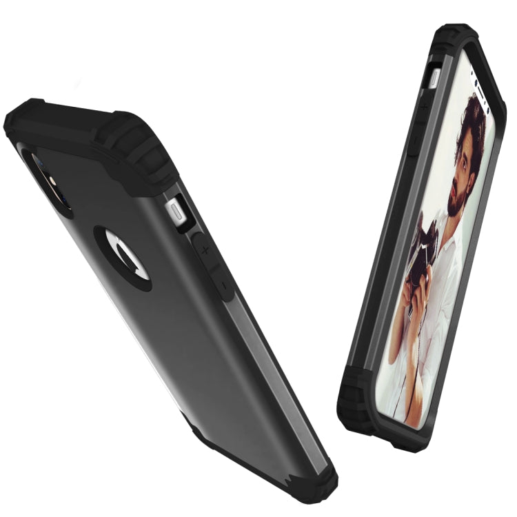 Custodia Diamond in silicone per iPhone X e XS