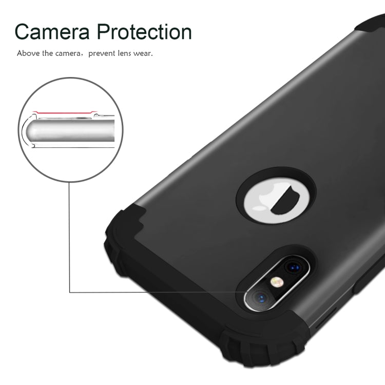 Custodia Diamond in silicone per iPhone X e XS