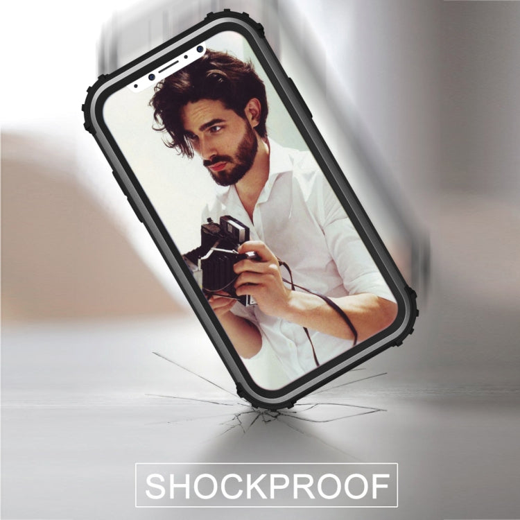 Custodia Diamond in silicone per iPhone X e XS