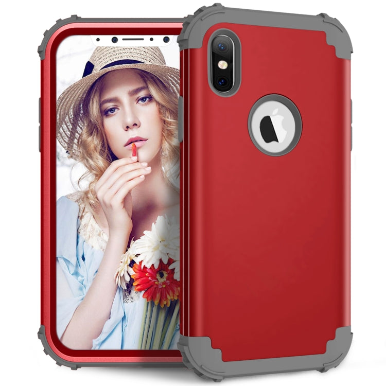 Per PC galvanico serie iPhone X / XS Diamond + custodia protettiva in silicone, For iPhone X, For X