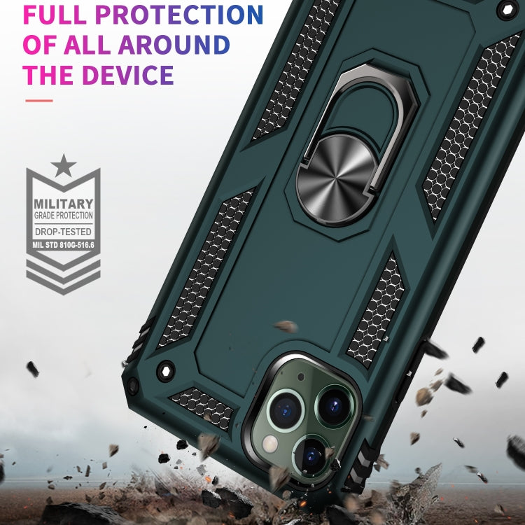 Custodia protettiva Armor antiurto in TPU + PC per iPhone 11 Pro, con supporto per rotazione di 360 gradi, For iPhone 11 Pro