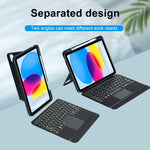 Custodia in pelle con tastiera Bluetooth per iPad 10a gen