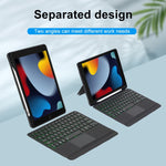 Custodia in pelle con tastiera Bluetooth per iPad 10.2 e Pro 10.5