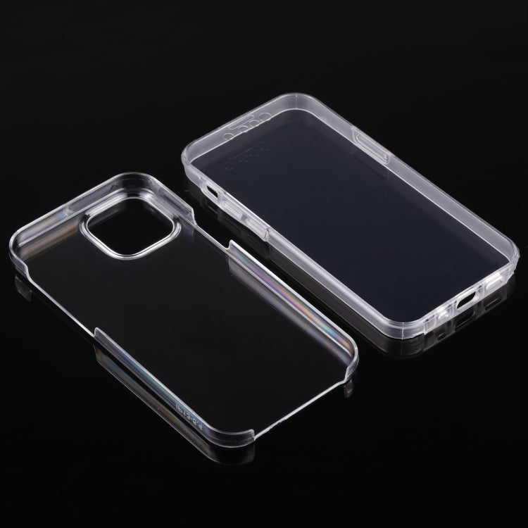 Per iPhone 13 mini PC+TPU Custodia trasparente all-inclusive ultrasottile su entrambi i lati, For iPhone 13 mini
