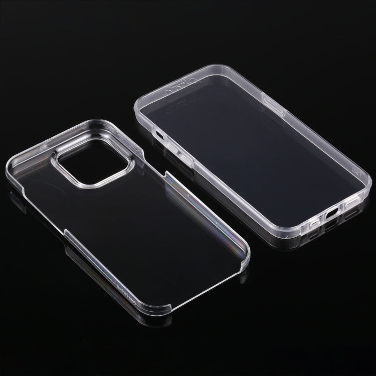 Per iPhone 13 Pro PC+TPU Custodia trasparente all-inclusive ultrasottile su entrambi i lati, For iPhone 13 Pro