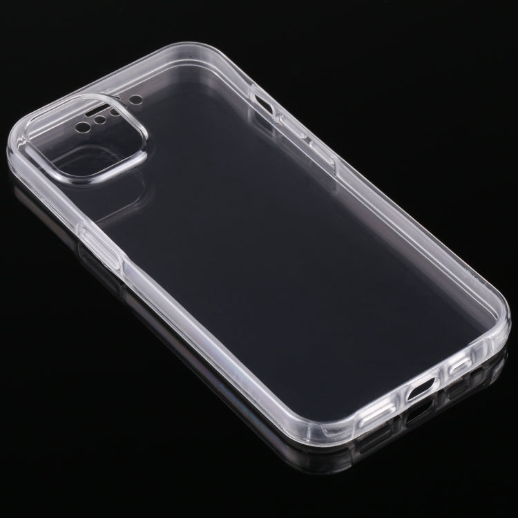 Per iPhone 13 PC+TPU Custodia trasparente all-inclusive ultrasottile su entrambi i lati, For iPhone 13