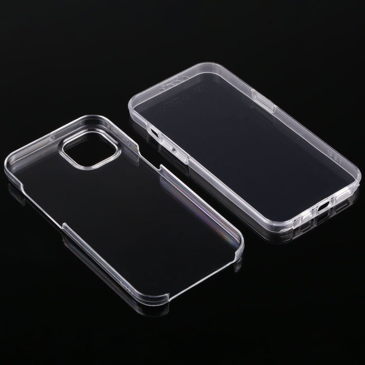 Per iPhone 13 PC+TPU Custodia trasparente all-inclusive ultrasottile su entrambi i lati, For iPhone 13