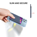 Custodia portafoglio in silicone per iPhone 12 e 13