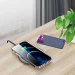 Custodia portafoglio in silicone per iPhone 12 e 13