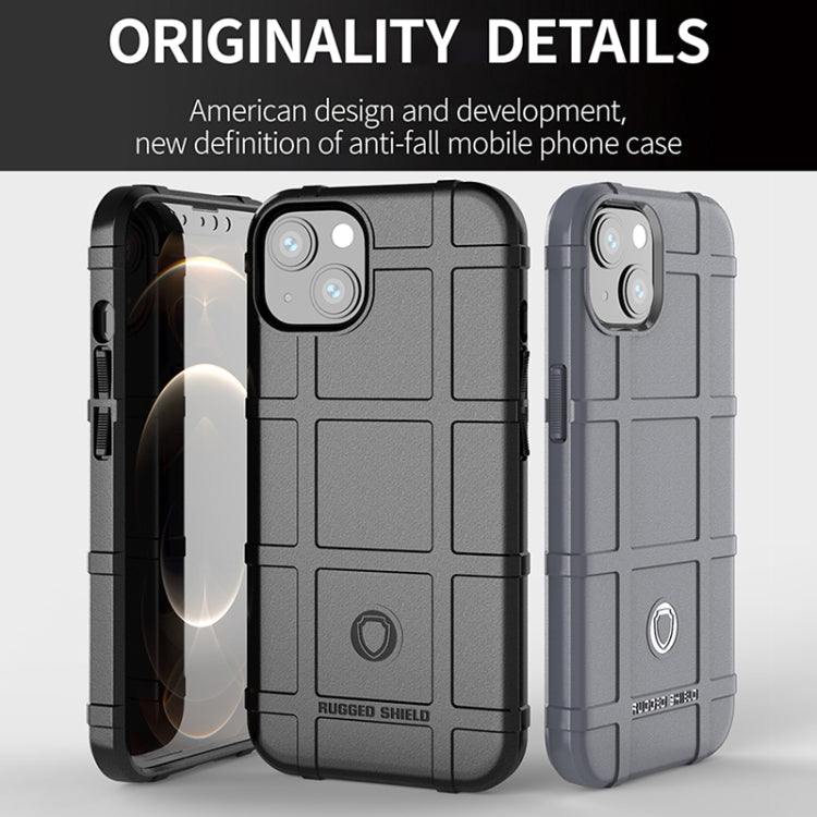 Per iPhone 13 Custodia in TPU antiurto Rugged Shield a copertura totale, For iPhone 13