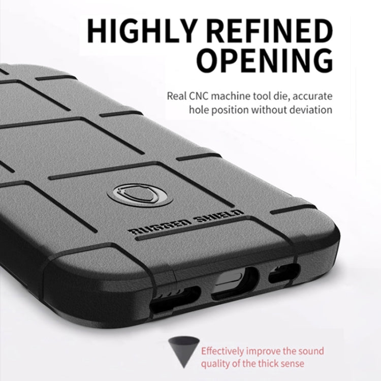 Per iPhone 13 Custodia in TPU antiurto Rugged Shield a copertura totale, For iPhone 13