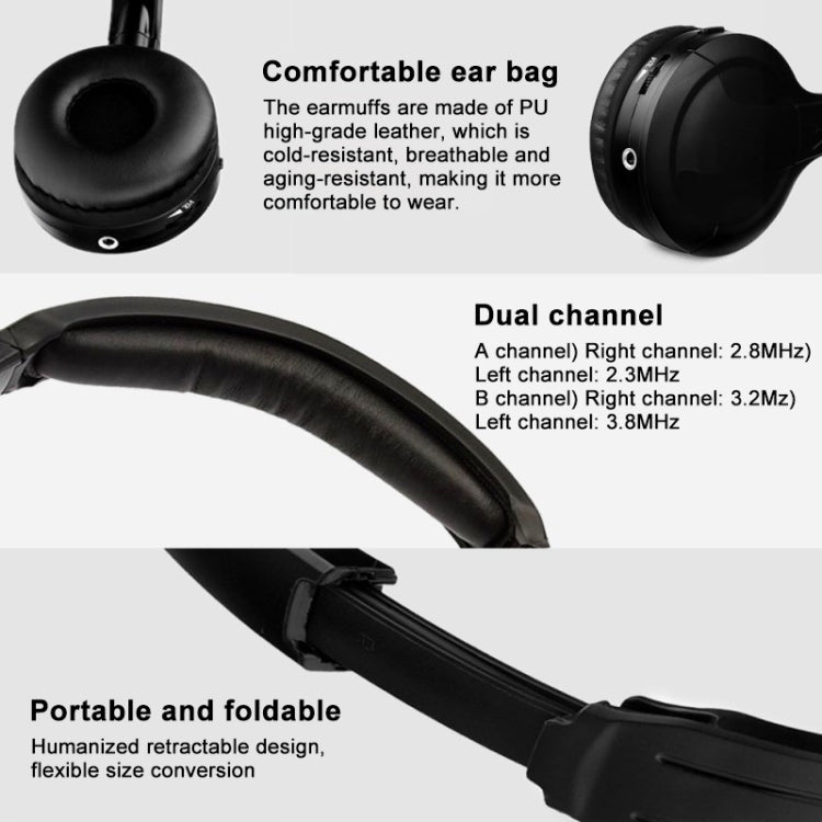 Auricolari wireless a infrarossi per auto stereo
