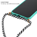 Custodia TPU anticaduta per iPhone 11 con cordino