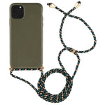Custodia TPU anticaduta per iPhone 11 con cordino