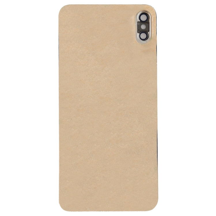 Cover posteriore della batteria con cornice della fotocamera posteriore, obiettivo e adesivo per iPhone XS Max, For iPhone XS Max with Adhesive