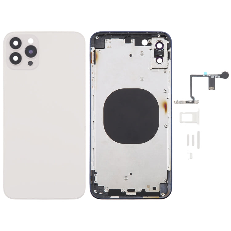 Cover posteriore per iPhone XS Max effetto iPhone 14 Pro Max