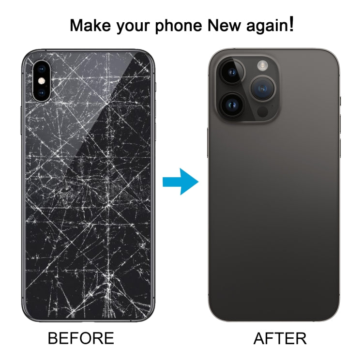 Cover posteriore per iPhone XS Max effetto iPhone 14 Pro Max