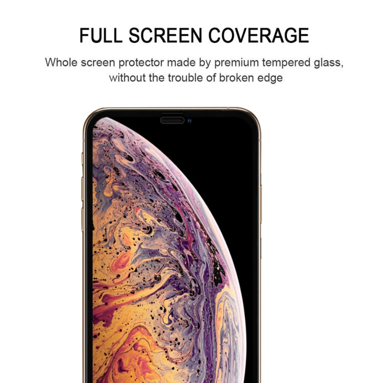 Pellicola protettiva 9H in fibra di carbonio per iPhone XS Max