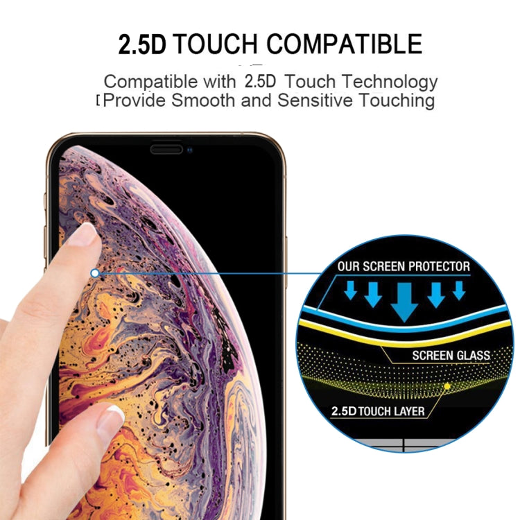 Pellicola protettiva 9H in fibra di carbonio per iPhone XS Max