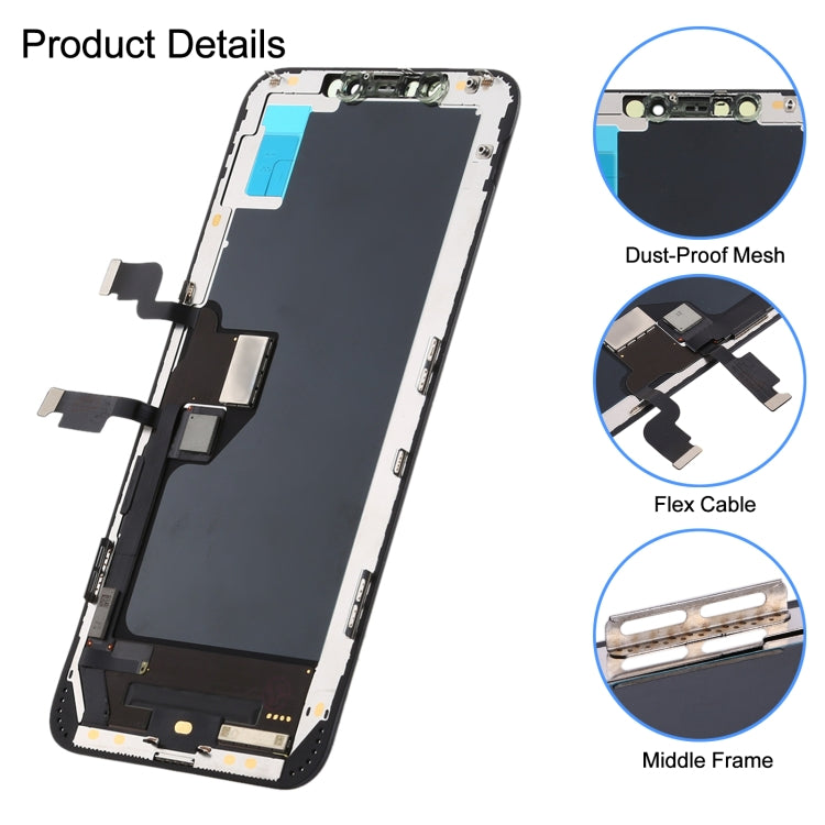 LCD Screen and Digitizer Full Assembly for iPhone XS Max, For iPhone XS Max