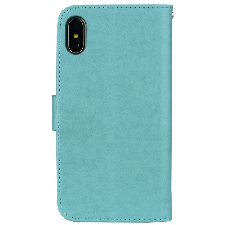 Custodia in pelle PU rosa per iPhone XS Max