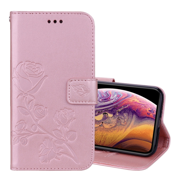 Custodia in pelle PU rosa per iPhone XS Max