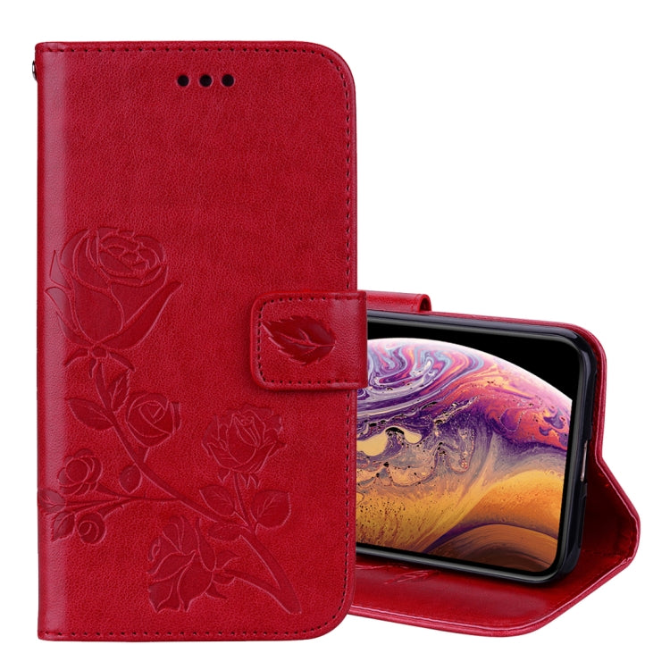 Custodia in pelle PU rosa per iPhone XS Max
