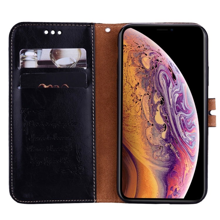 Custodia in pelle per iPhone XS Max con supporto