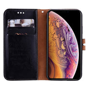 Custodia in pelle per iPhone XS Max con supporto
