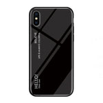 Custodia in vetro colorato per iPhone XS Max