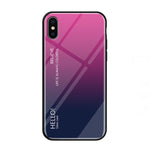 Custodia in vetro colorato per iPhone XS Max