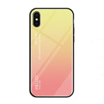 Custodia in vetro colorato per iPhone XS Max