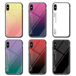 Custodia in vetro colorato per iPhone XS Max