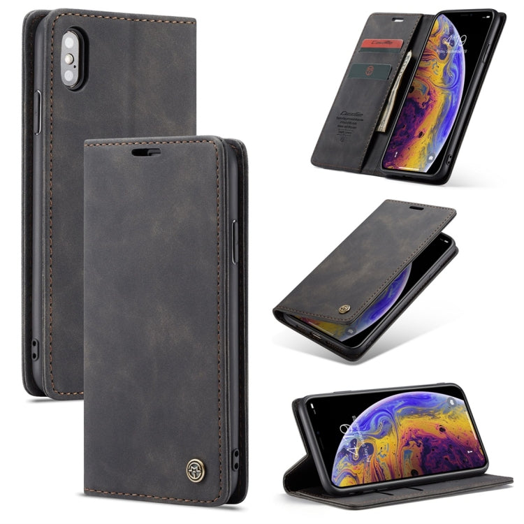 Custodia multifunzionale in pelle per iPhone XS Max