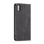Custodia portafoglio in pelle per iPhone XS Max