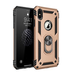 Per iPhone XS Max Sergeant Armor Custodia protettiva antiurto in TPU + PC con supporto per rotazione di 360 gradi